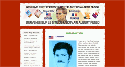 Desktop Screenshot of albertrusso.eu
